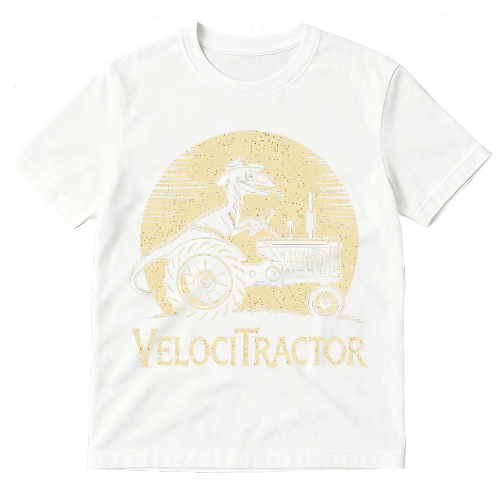 Funny VelociTractor Graphic Tshirt Unisexs Women Clothing Fashion Harajuku Tshirts Cotton Casual Oversized Short Sleeve T Shirts