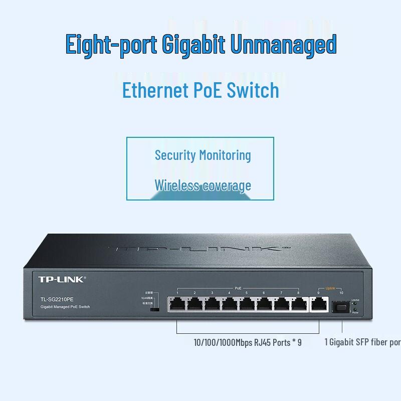 TP-LINK Gigabit PoE+ Managed Ethernet Switch