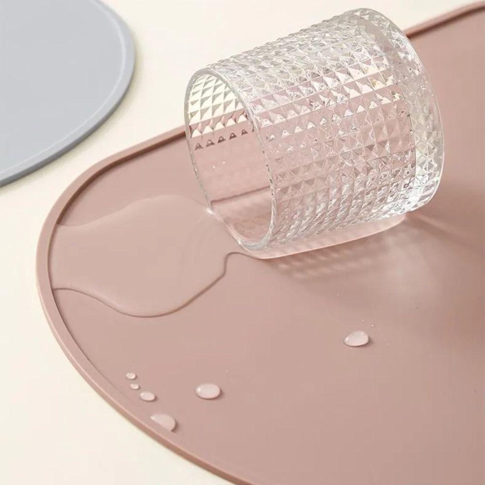 Solid Color Insulation Pad Food Grade Silicone Insulated Placemats Dining Mat Home