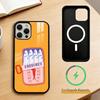 Милый Чехол для Телефона с Рисунком Рыбок Сардин Для iPhone 14,16,15,13,17,12,Plus,Pro,Max Магнитный Для Magsafe Матовый Чехол