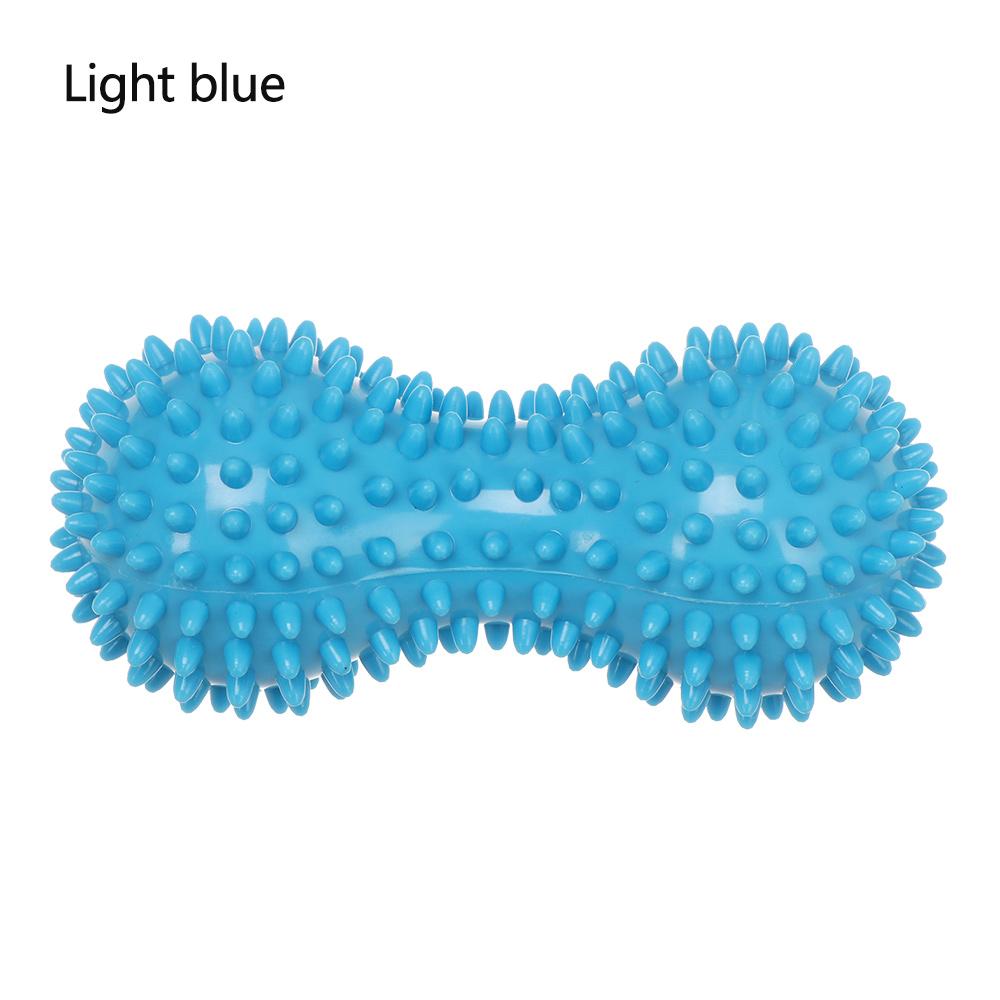 Фитнес Тренировки Йога Массажный мяч в форме арахиса Колючий массажер Фасциальный мяч