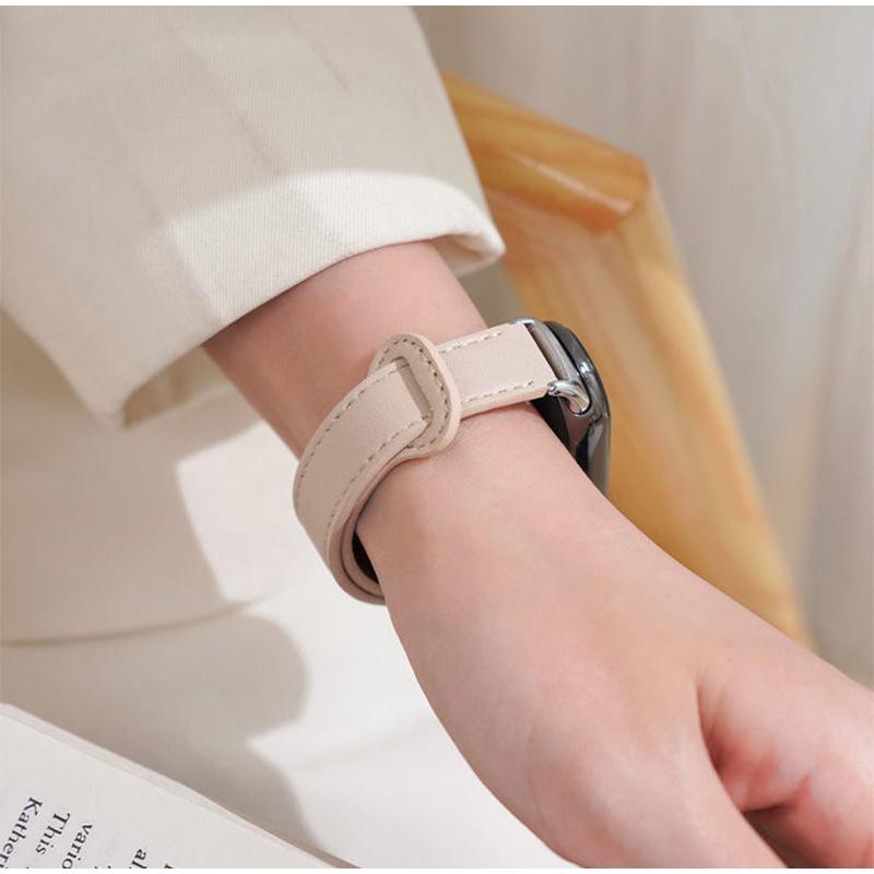 Оригинальный ремешок для браслета Xiaomi Mi Band 8, модный кожаный сменный браслет Miband 8, плетеный NFC умный ремешок для часов, браслет