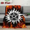 Wizard Magic & Witch Spell Art Print 2D Flat Pattern Flannel Blanket High quality All Seasons Warmth and Comfort Perfect for Christmas Gifts.