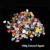 Natural Crystal Seven Colored Agate Transparent Landscape Craft Reusable Gravel  for Aquarium