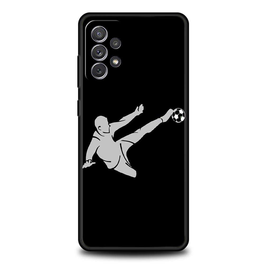 Чехол для телефона Samsung A13 A51 A71 A41 A31 A21S A11 A01 A03S A12 A32 A52 A22 A23 A33 A53 A73 5G, чехол для футбола, футбольное искусство