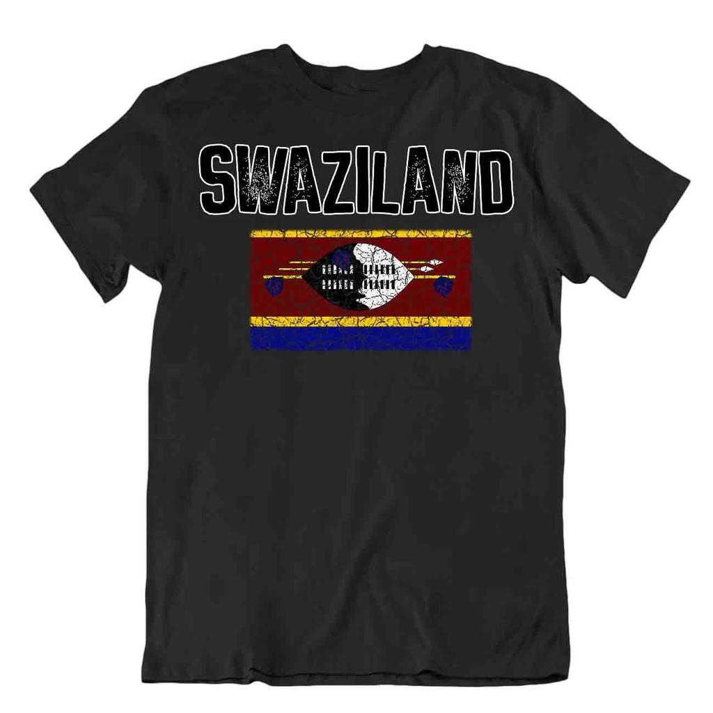 Flag T-Shirt Swaziland Fashion Country Souvenir Gift Tee Pride logo