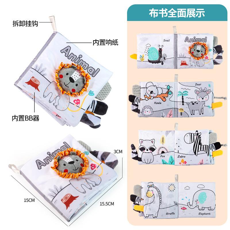 Детские книги Монтессори 0 12 месяцев Мягкие тканевые книги для младенцев Мальчики 1 год Развивающие тихие книги Обучающие игры Подарки для девочек