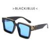 Man Brand Designer Fashion Mirror Sun Glasses Square Vintage Sunglasses Male Retro Black Outdoor Travel Mirror