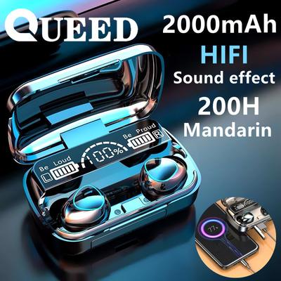 Беспроводная Bluetooth-гарнитура Inceive с трехэкранным номером показывает сверхбольшую электрическую мощность, высококачественные наушники с шумоподавлением