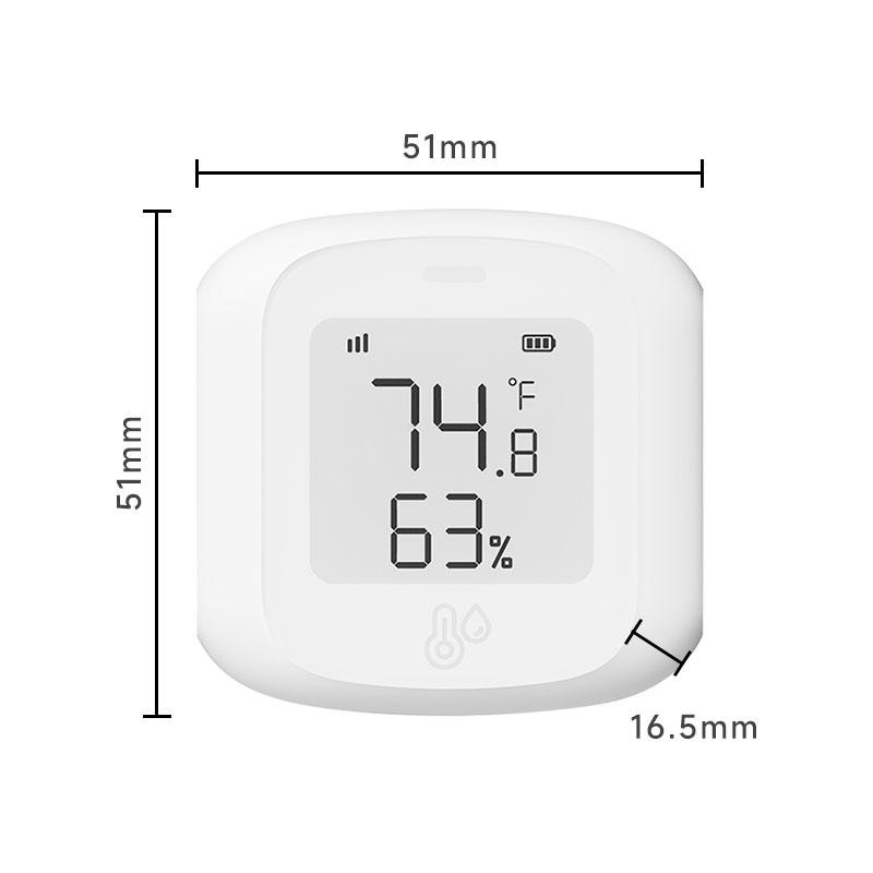 Умный Wi-Fi/Zigbee ЖК-датчик температуры и влажности Беспроводной детектор Интеллектуальная связь Поддержка Alexa Google Home