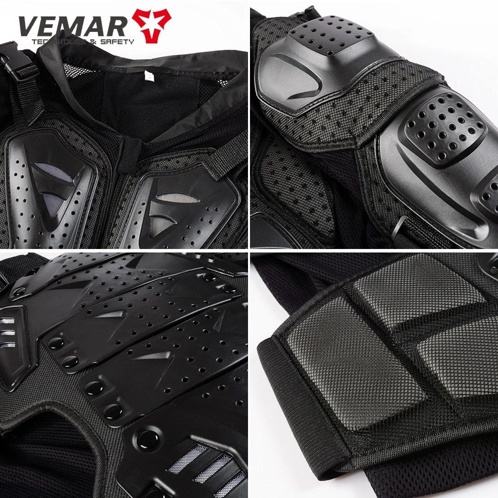VEMAR Мотоциклетная Защитная Куртка Защитные Накладки Body Support Brace Квадроцикл MTB Мотокросс Защитное Снаряжение Защита Груди Спины Мотоциклиста