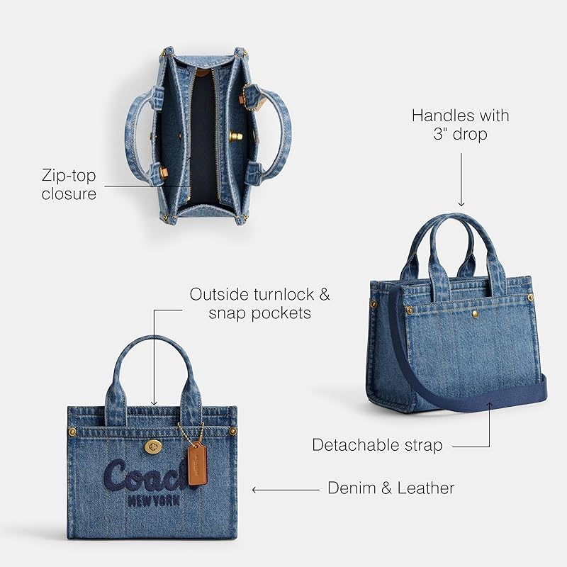 [Coach] Cargo Tote CARGO TOTE 20 CZ100 B4/IN indigo