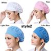 Пылезащитная рабочая кепка, шляпа для мужчин и женщин, фабричные рабочие шапки для ресторанов, кухни, кепка для приготовления пищи, нетканая ткань, дышащая крышка для головного убора