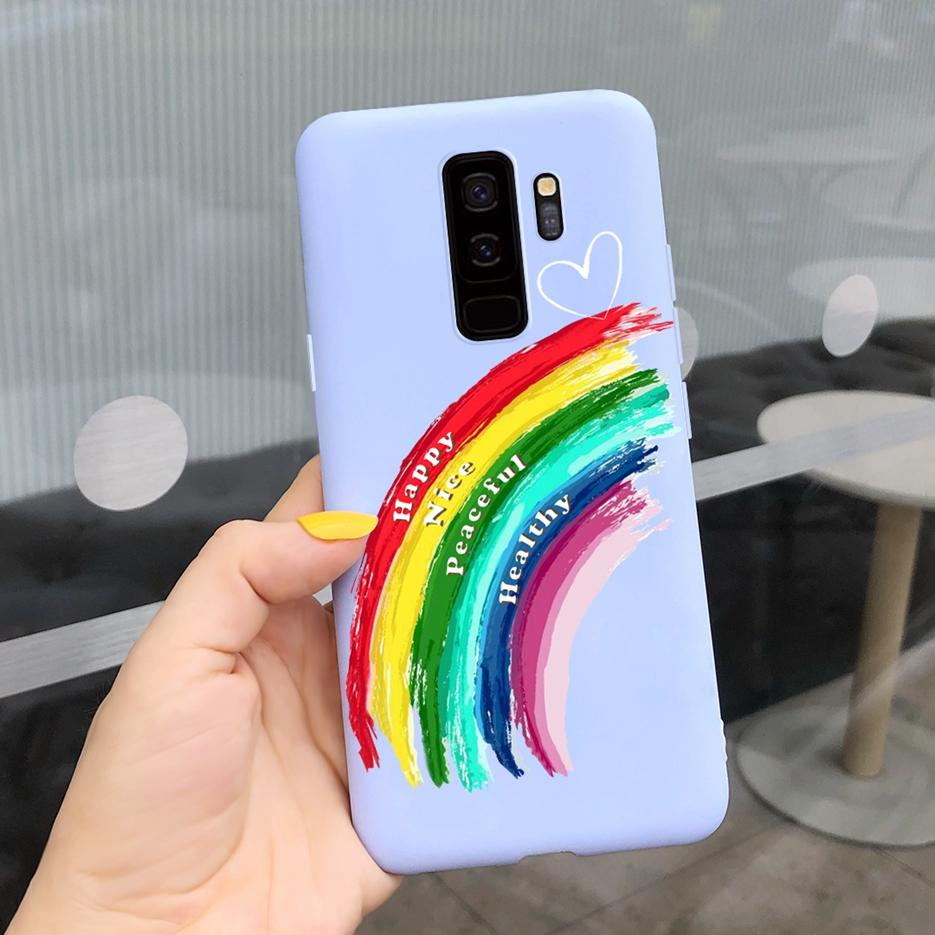 Чехол для Samsung Galaxy S9 Plus S9+ G965F Милый Конфетный Расписной Fundas Матовый Чехол для Samsung S9 S9+ S 9 Plus Чехол для Телефона Мягкие Сумки