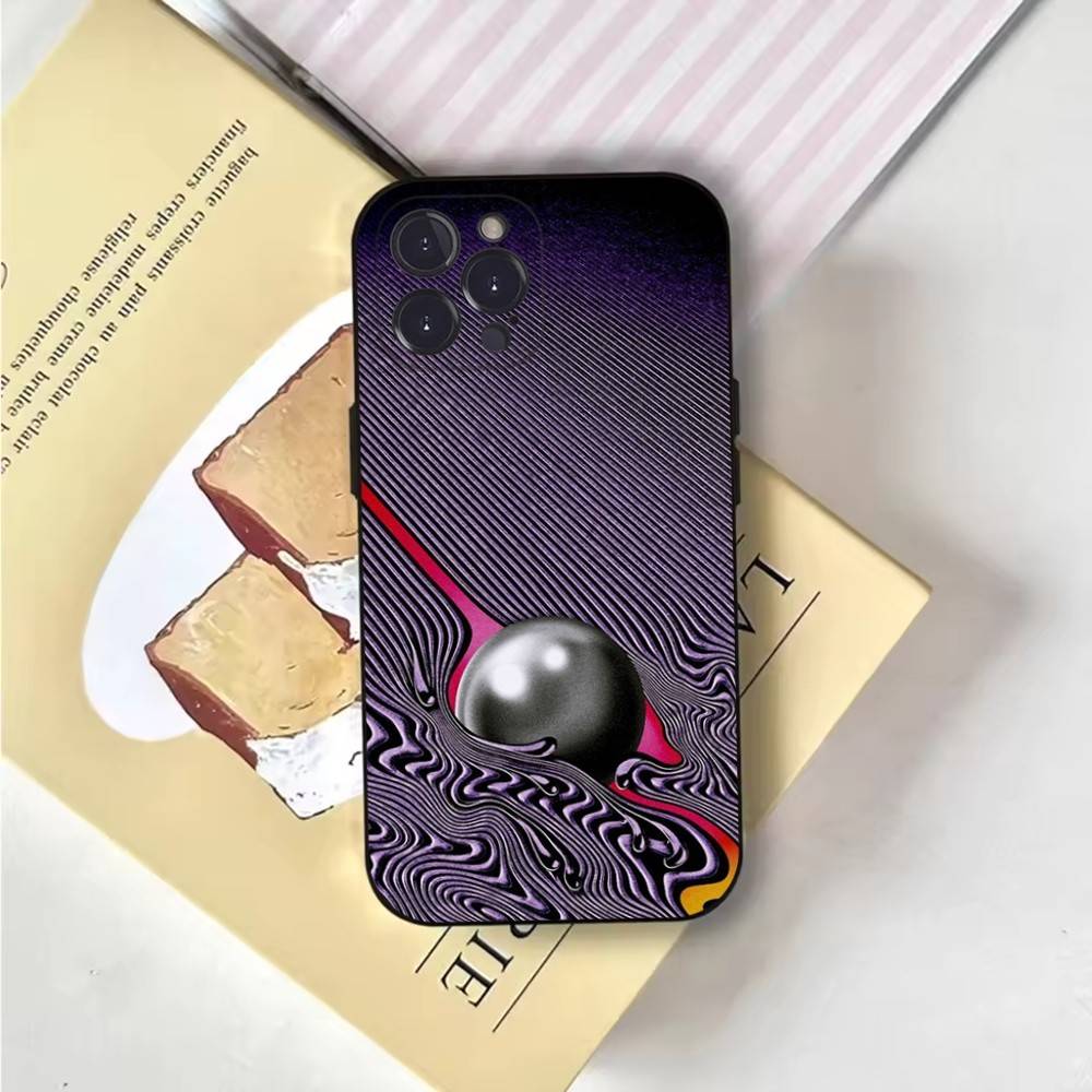 Чехол для телефона T-Tame Impala для iPhone 6,17,16,15,14,13,12,11 Plus,Pro Max,XS,X,XR,SE,Mini,8,7, Мягкий силиконовый черный чехол