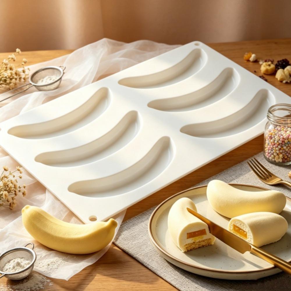 Banana Shaped Chocolate Mold Food Grade Silicone French Pastry Mold Baking Mold Pastry Making