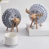 1 Set Felt The Sheep High Temperature Insulated Coaster Non Slip Thicken Table Placemat Kitchen Accessories Elk Table Decor Mat