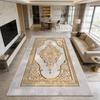 European Royal Gilded Style Big Size Balcony Rug Easy Clean Fluffy Luxury Floor Mat Decoration Living Room Antiskid Soft Carpet