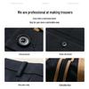 ROMON Men's Straight-Leg Casual Business Pants