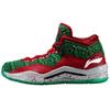 Li Ning WOW 3 Way Of Wade 3 Удобные Нескользящие Нескользящие Баскетбольные Кроссовки Мужские Зеленый Красный Белый ABAJ013-12