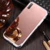 Мягкий силиконовый чехол с зеркалом для макияжа для Apple iPhone, Samsung Galaxy, Xiaomi Redmi Poco, Huawei Honor, Vivo и OPPO Realme TPU Cover