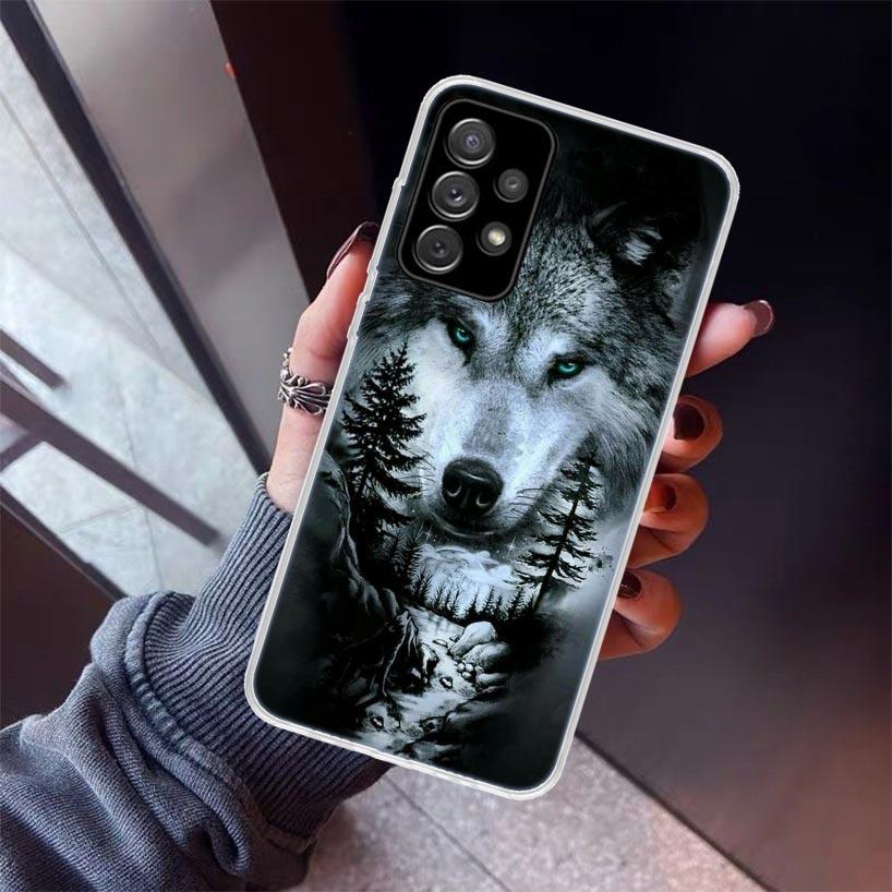 The Wolf Phone Case For Samsung Galaxy A17 A16 A26 A36 A56 A15 A25 A35 A55 A14 A13 A54 A53 A34 A24 A33 A23 A05S A04S Galaxy A16