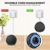 Wall Mount Holder for Echo Dot 4/5 Generation Bracket Space Saving Stand with Cord Management Angle Adjustment Speaker Bracket