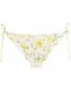Wacoal Panties Bra with Sleek Pair with Wide Back PRA433 YE M T-back (Ribbon Sides) BRB433, Cover, Thong,