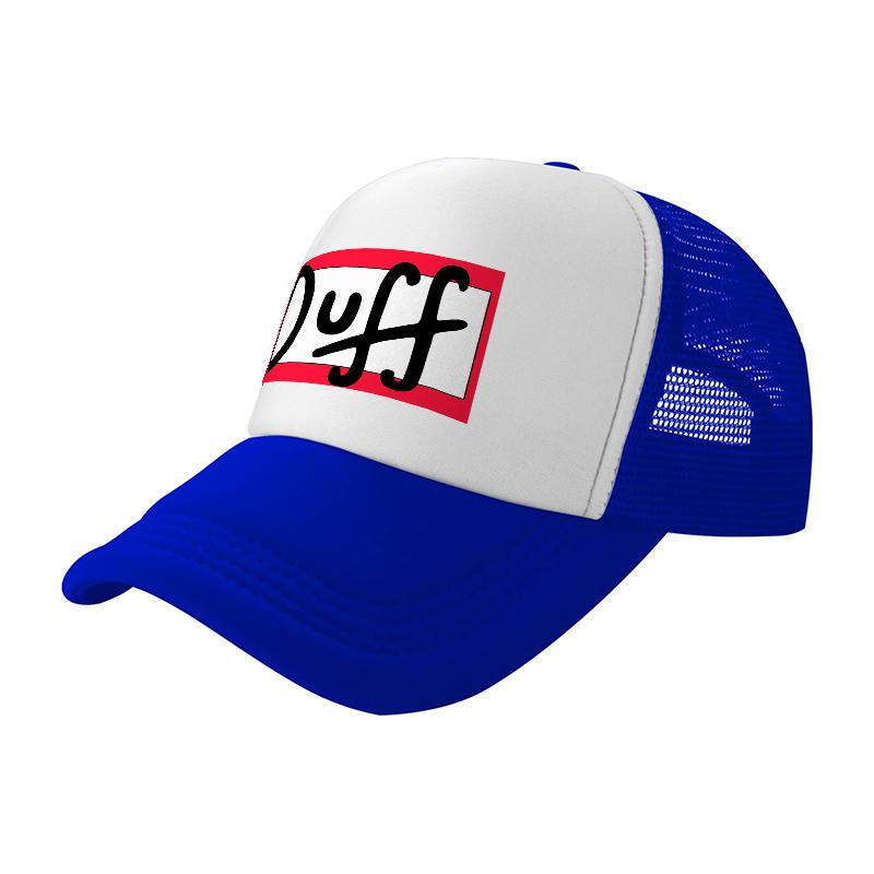 Сетчатая кепка-тракер с логотипом Duff Beer, дышащей задней панелью и классическим дизайном Snapback для повседневной носки