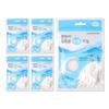 Pyunhan Disposable Dental Floss 80p Thin and Strong Dental Floss, Two-line Dental Floss, 5 Pieces, 80 Pieces