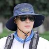 Men's Summer Outdoor Sun Hat - Wide Brim, Breathable, UV Protection, Cool Fishing Hat with Face Shield