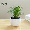 Пластиковые искусственные сочные анти-выцветания красивые маленькие поддельные растения в горшках настольные украшения