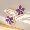 Bohemian Upper Arm Bracelet Flower Geometric Bangle Fashion Hollow Metal Bracelet
