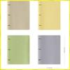 Generic A4 Pu Leather Notebook Binder Refillable 3 Round Ring Binder Cover For A4 Filler Paper Personal Planner Office Organizer
