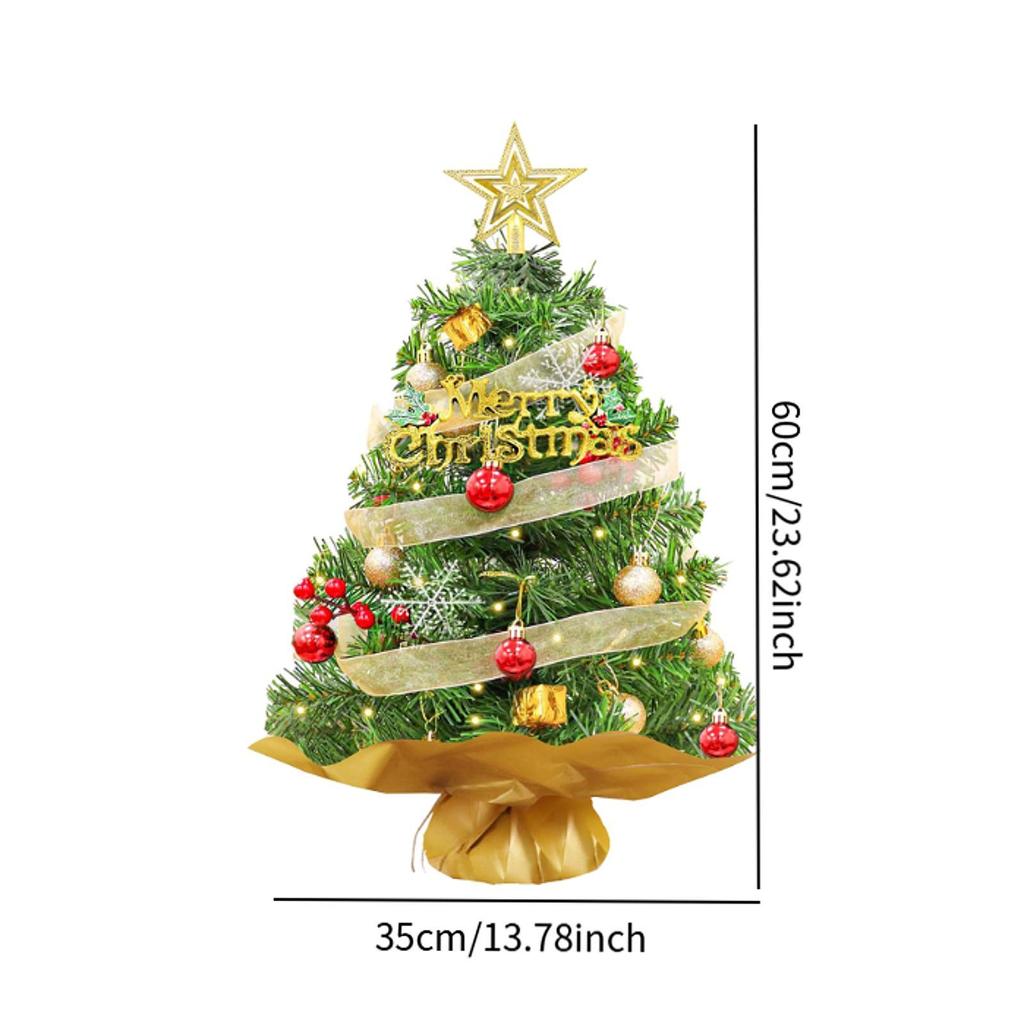 Искусственная новогодняя елка, декоративная миниатюра, креативные рождественские украшения