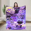 Cartoon S-Smiling Critters Anime Blankets Game Plush Novelty Warm Throw Blanket for Home Autumn/Winter