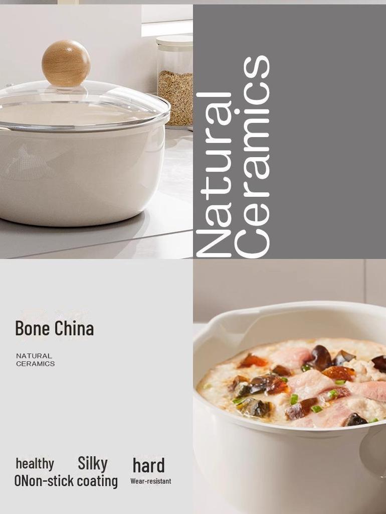 Универсальная керамическая кастрюля для молока и лапши для плиты