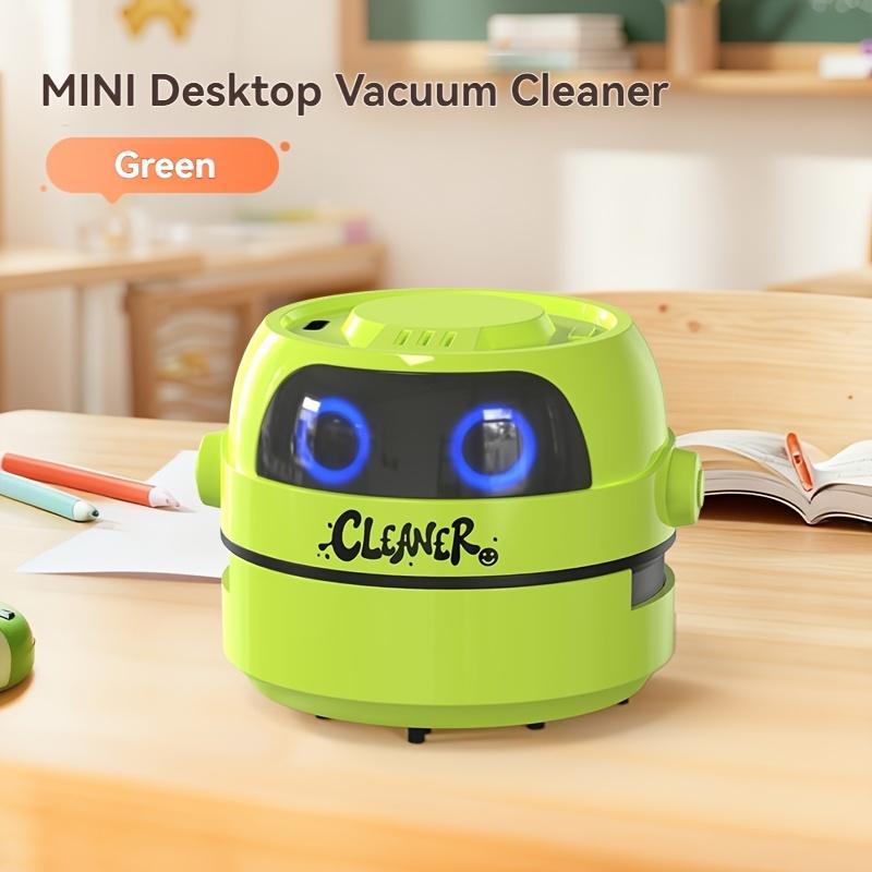 Mini Desktop Vacuum Cleaner Portable Table Crumb Sweeper Battery Operated Pencil Eraser Dust Keyboard Vacuum Cleaner