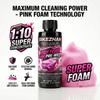 Extreme Foaming Car Wash Soap & Wax, Concentrated Pink Body Wash for Professional Car Detailing & Foam Cannon