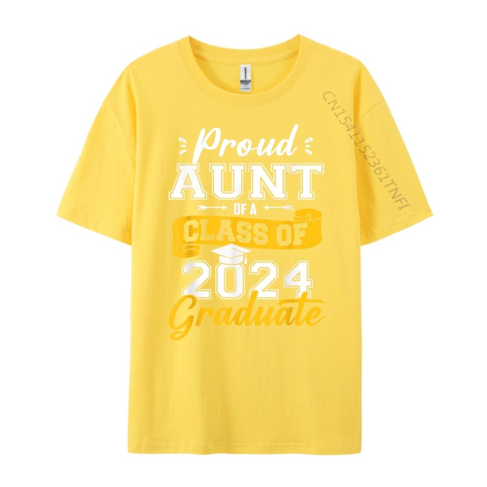 Graduation Proud Aunt Of A Class Of 2025 Graduate Free Shippping Clothes Fall Luxury TShirt Big And Tall New Years Eve