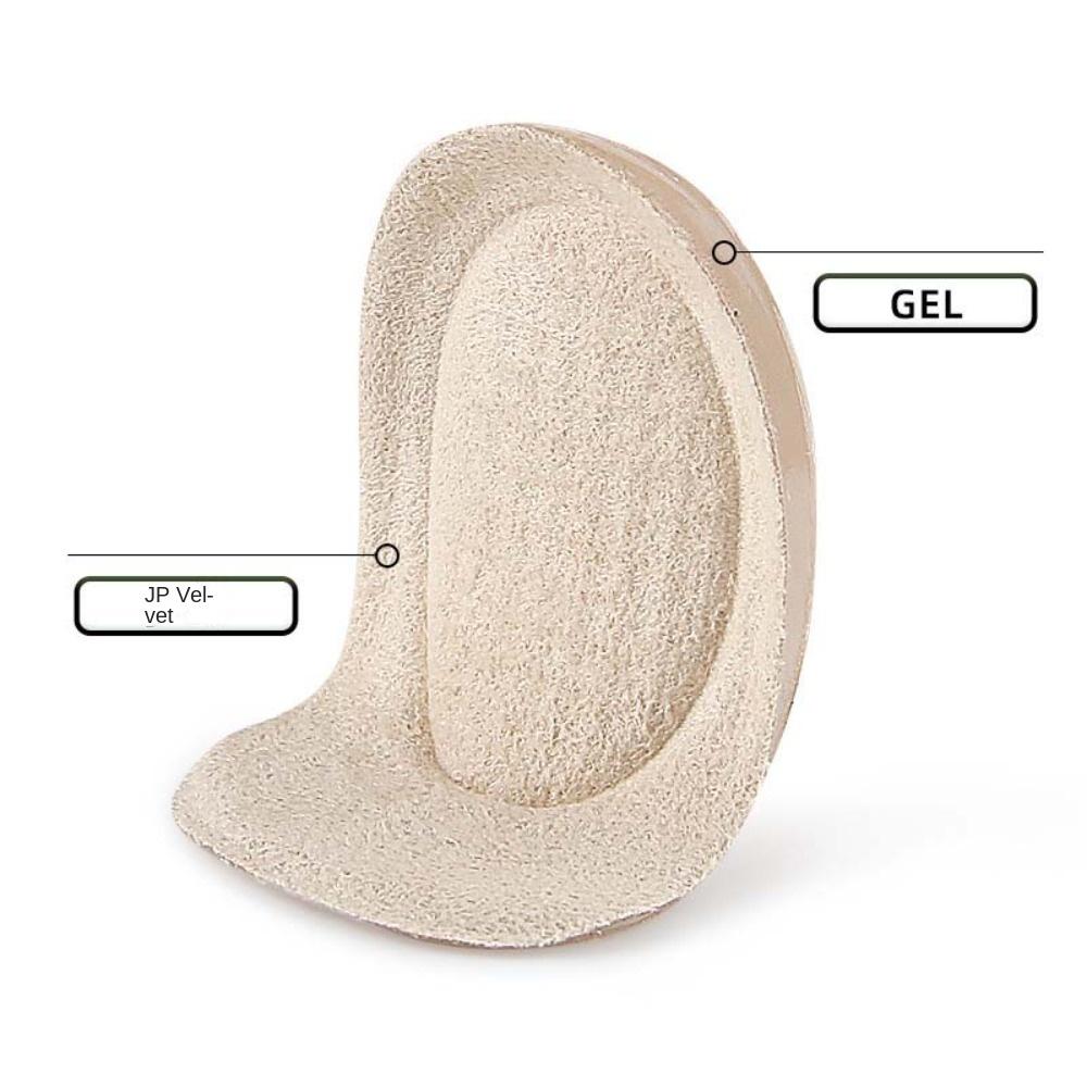 Shockproof Heel Insoles Invisible Half Cushion Heel Cushion Soles Soft Heel Pads  Unisex