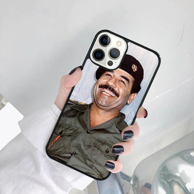 Saddam Hussein Iraq Arabic Phone Case Cover For iPhone 17 Air 15 16 14 11 12 13 Pro MAX Plus