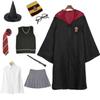 Harry Potter Hermione Granger Gryffindor Cosplay Costume Set for Kids and Adults