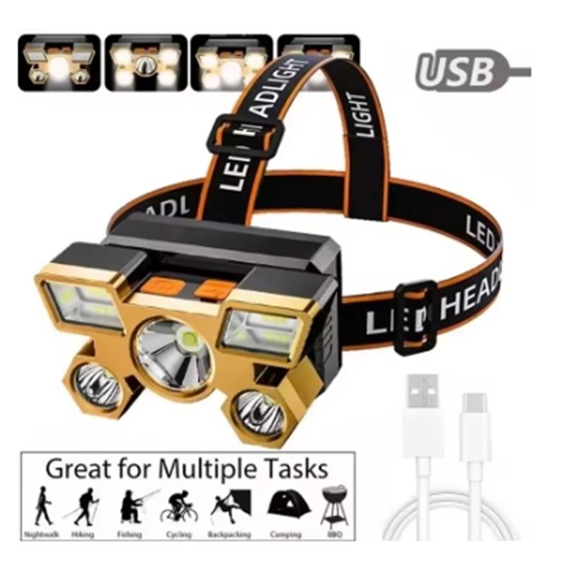 Powerful Rechargeable Head Flashlight for Fishing Led Headlamp Nitecore Camping Headlights Hunting Torch Hiking Front Lanterns