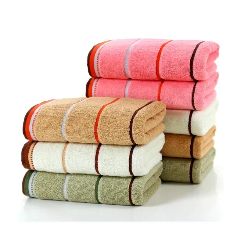 1pcs Thick and Highly Absorbent Cotton Adult and Children's Universal Towels, Solid Color Skin Friendly Towels Towels Bathroom