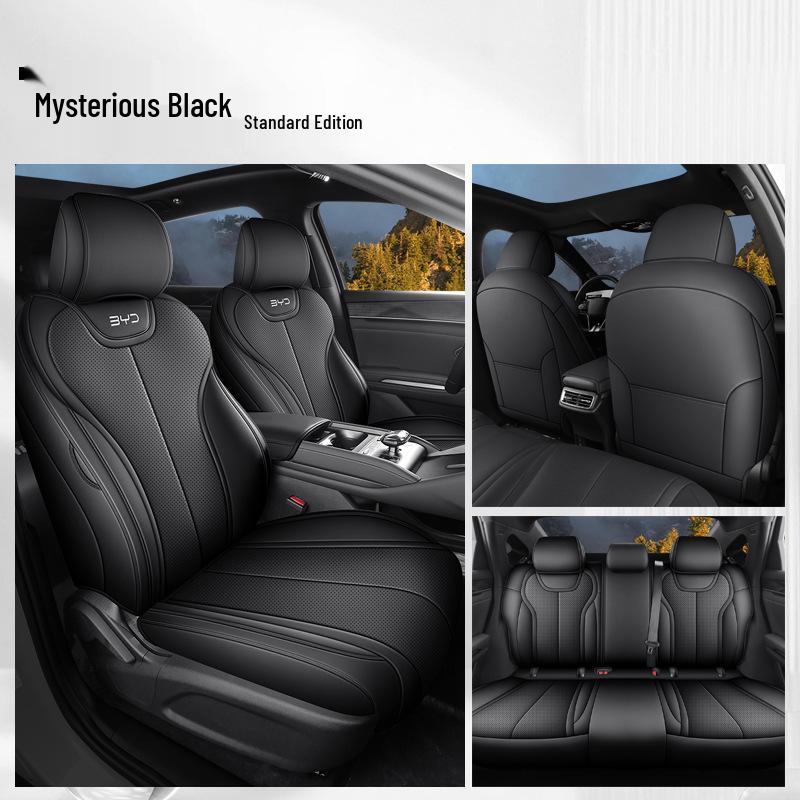 Universal Leather Car Seat Cushion for 25 BYD Qin PLUS DM-i Models