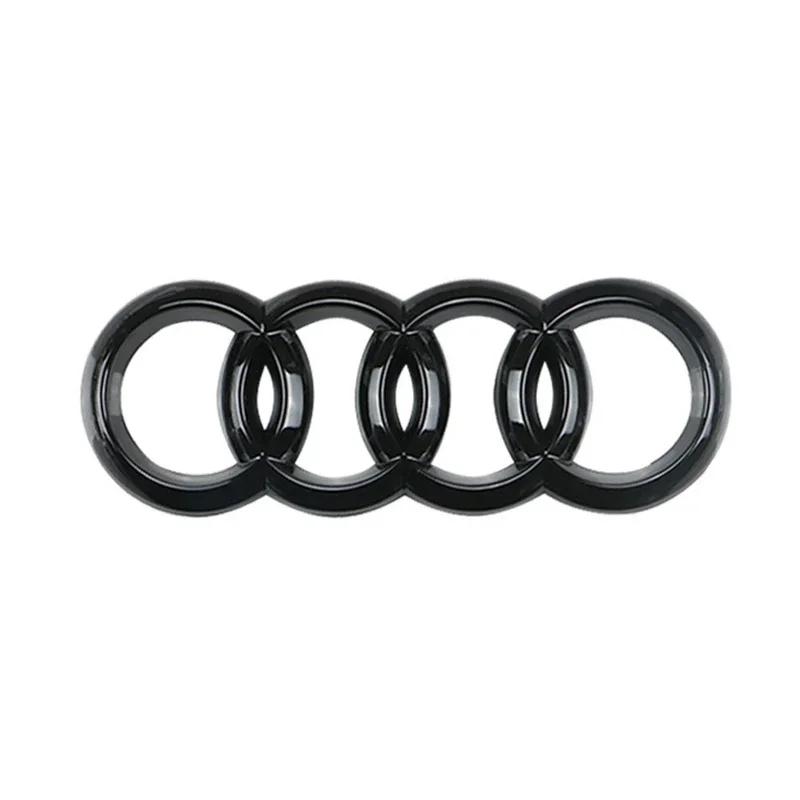 2026 Hot Automotive four ring badge ABS front grille badge rear luggage badge for gwjd8 A4 A6 A2 Q2 Q3 Q4 Q5 Q7 Q8 TT S3 S4 S5 S6 S7 A5