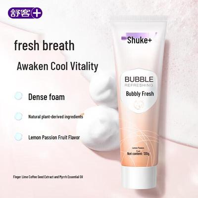 Вспенивающаяся зубная паста Shuke для свежего дыхания