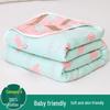 Six-Layer Cotton Gauze Baby Blanket: Swaddle, Bath Towel, or Summer Quilt Cover