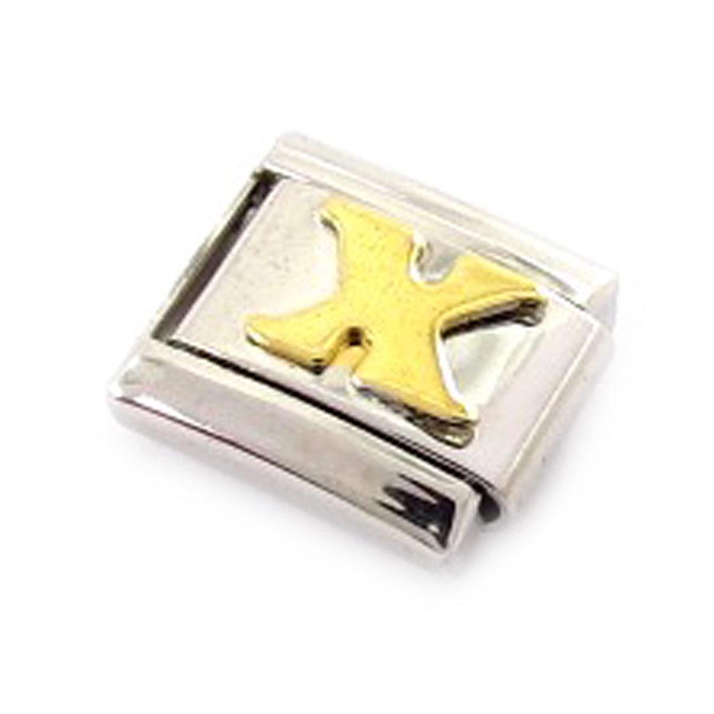 Les Trésors De Lily [C6038] — Золотая сетка «Буква X»